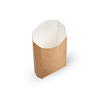 Коробочка картонная "Eco Fry M" для картофеля фри 105*50*110мм DoEco (50/1200)