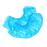 Бахилы Экстра плюс 40 мкр 4гр синие с 2-ой резинкой 50пар ПНД-8/8/2р (40)