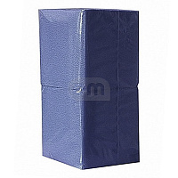 Салфетки бумажные 1-сл 24*24см "BigPack" 400шт синие (18)