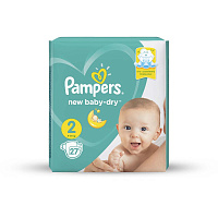 Подгузники Pampers New Baby-Dry Mini 4-8кг 27шт