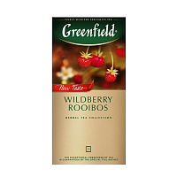 Чай Гринфилд 25 пак Wildberry Rooibos земляника-клюква (10)