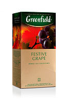 Чай Гринфилд 25 пак Festive Grape виноград  (10)
