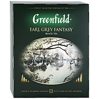 Чай Гринфилд 100 пак Earl Grey Fantasy бергамот (9)