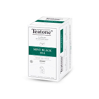 Чай teatone пакетированный на чашку 25пак*1,8г. черный с мятой арт.135 (6)