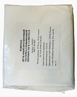 Протирочный материал нетканый (вискоза) повыш. прочности 35.5*30см 50 шт. белый Fortess W80WN (12)