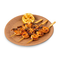 Тарелка бумажная 180мм PLATE WK крафт/белый низ OSQ (100/800)