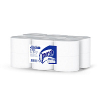 Туалетная бумага 1-сл 200м 22гр б/перф Protissue T2 целлюлоза C190 (12)