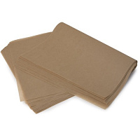 Бумага для выпечки 40*60см (пергамент) силик. коричневый 500л