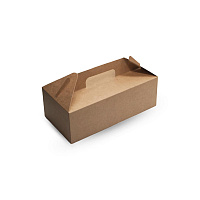 Контейнер картонный с ручками "BOX WITH HANDLE" 142*98*288мм OSQ (25/200)