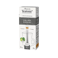 Чай teatone в стиках 15ст*1,8г. черный с ароматом бергамота арт.743 (12)