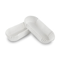 Тарталетки бумажные овальные белые 33*83*22мм (1000/10000)