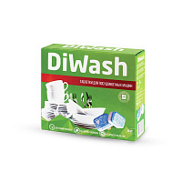 Таблетки для мытья посуды в посудомоечных машинах 60шт DIWASH (Дивош), ш/к 30564