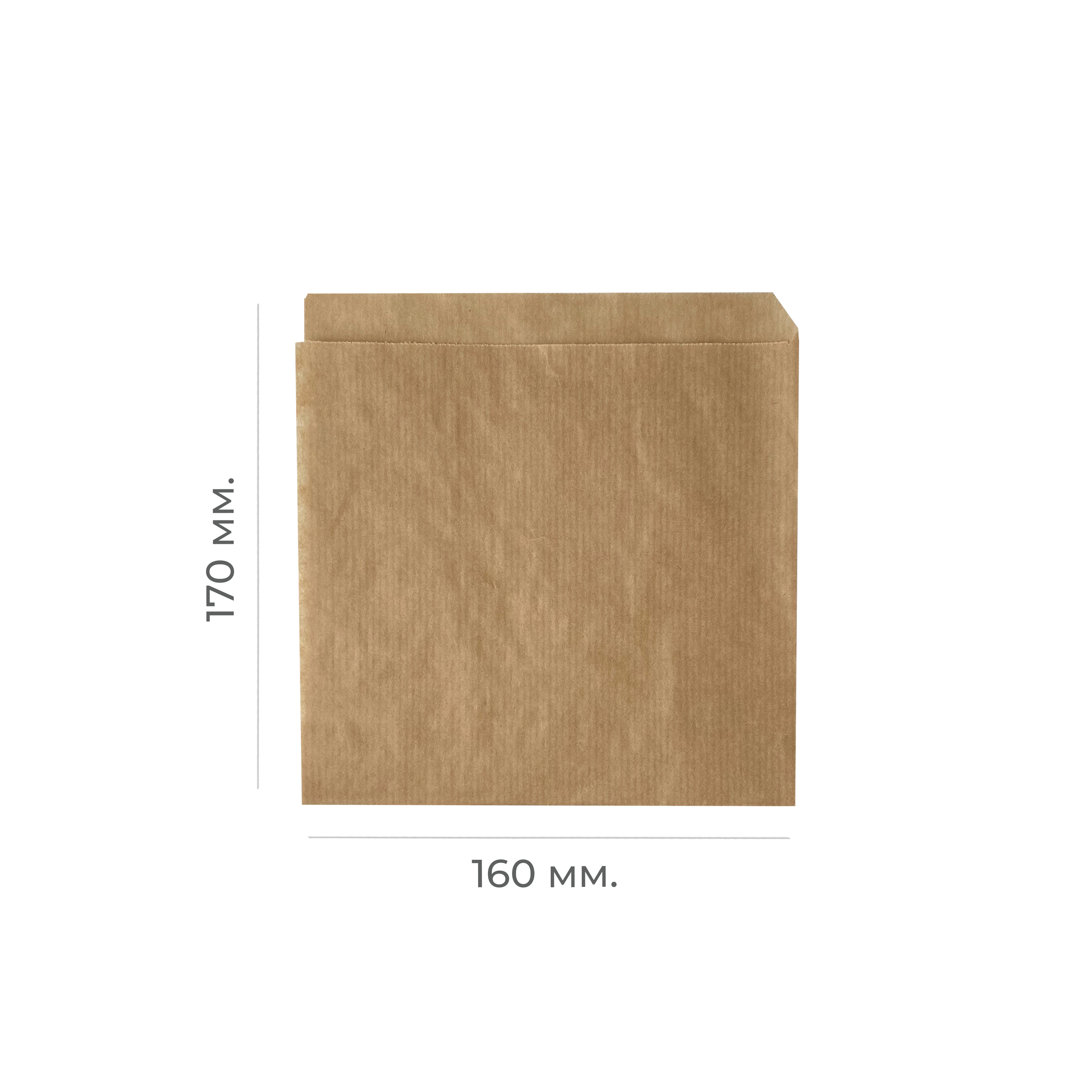 Уголок бумажный 160*170мм марийский крафт 40гр/м2 (100/2500)